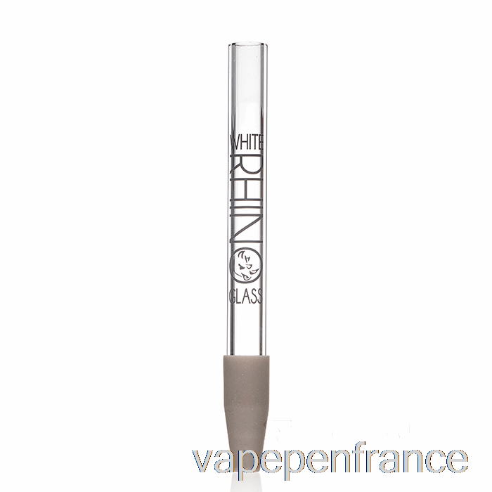 Stylo Vape V1 De Paille De Quartz De Rhinocéros Blanc